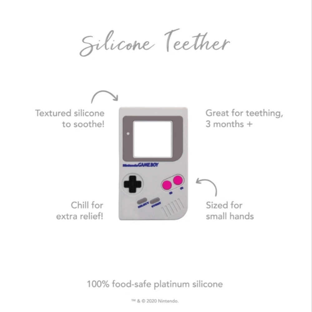 NEW!! In Box Silicone Teether: Game Boy™ - Picture 2 of 5